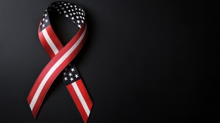 Obraz premium American Flag Ribbon
