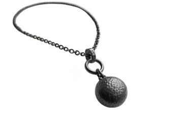 Grey lariat necklace isolated on transparent background, png file, no background png file