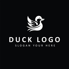 A duck logo can symbolize water-related products or services.