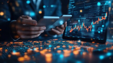 Digital trading interface with dynamic market analytics