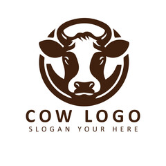 The cow’s image is a popular choice for farm-to-table branding.
