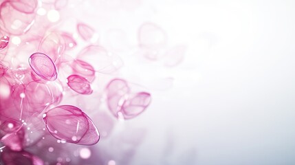 A peaceful abstract purple watercolor background, ultra-wide, with soft, calming gradients and fluid shapes.