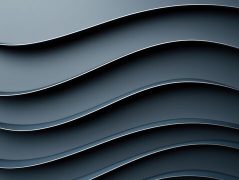 Abstract wave pattern in shades of blue, creating a modern and smooth visual texture.