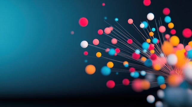 A multi dimensional graph, showcasing the intricate relationships between different data points, emphasizing the power of visualization.