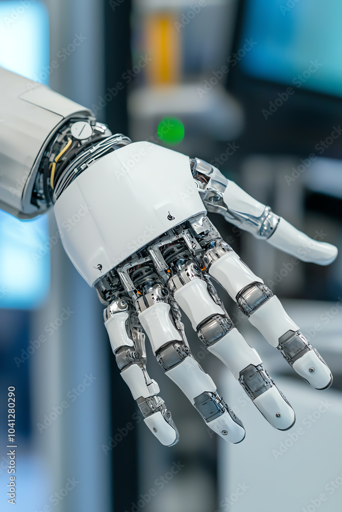 Poster the intricacies of robotic innovation exploring the future of technology through advanced prosthetic