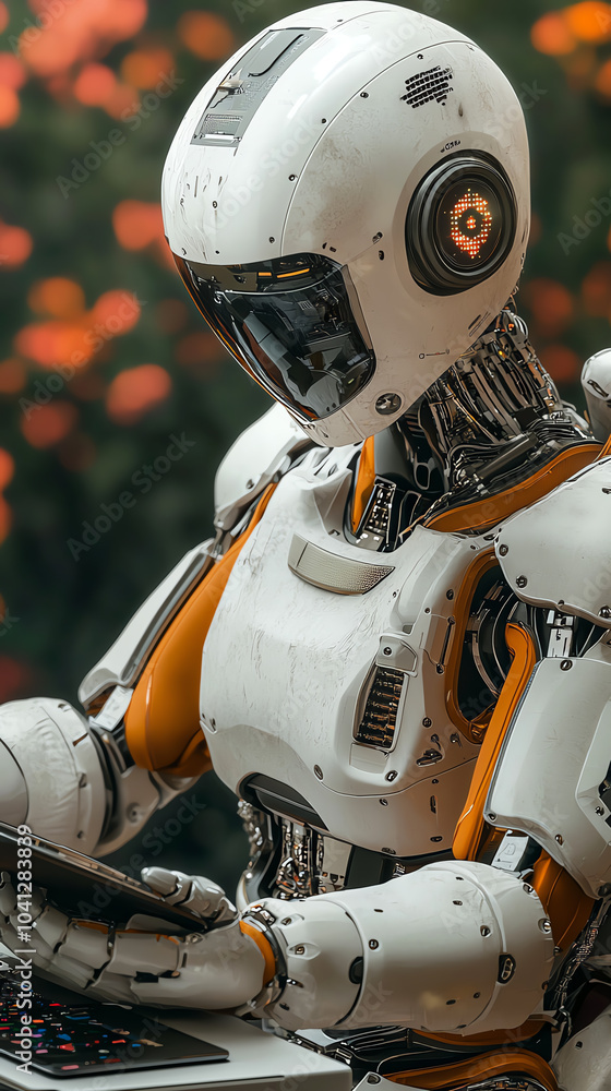 Poster the future of robotics embracing technology in everyday life with advanced ai integration