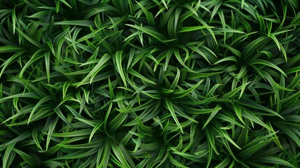 A vibrant image showcasing a dense array of green leaves, creating a rich texture with intertwining patterns, evoking a sense of nature's abundant vitality and life.