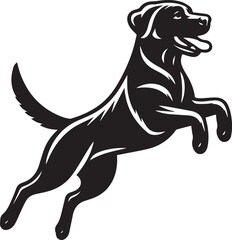 Bull dog vector in black and white