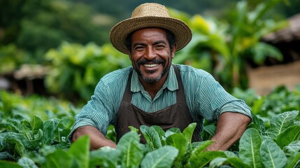 Sustainable agriculture with climate-resilient crops, ensuring food security in changing climates