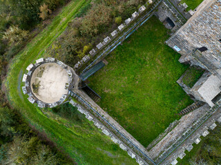 Castillo de Doiras fortificacion medieval de Cervantes en Galicia