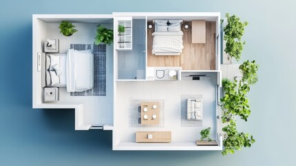 Modern Apartment Interior Layout