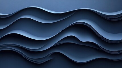 Elegant Blue Wave Texture for Backgrounds