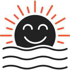 Sunrise Vector Icon