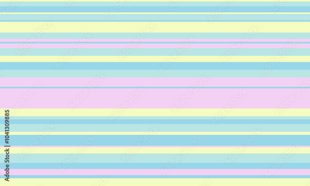 Poster geometric stripes seamless vector pattern with horizontal lines in varied colours, creating an abstr