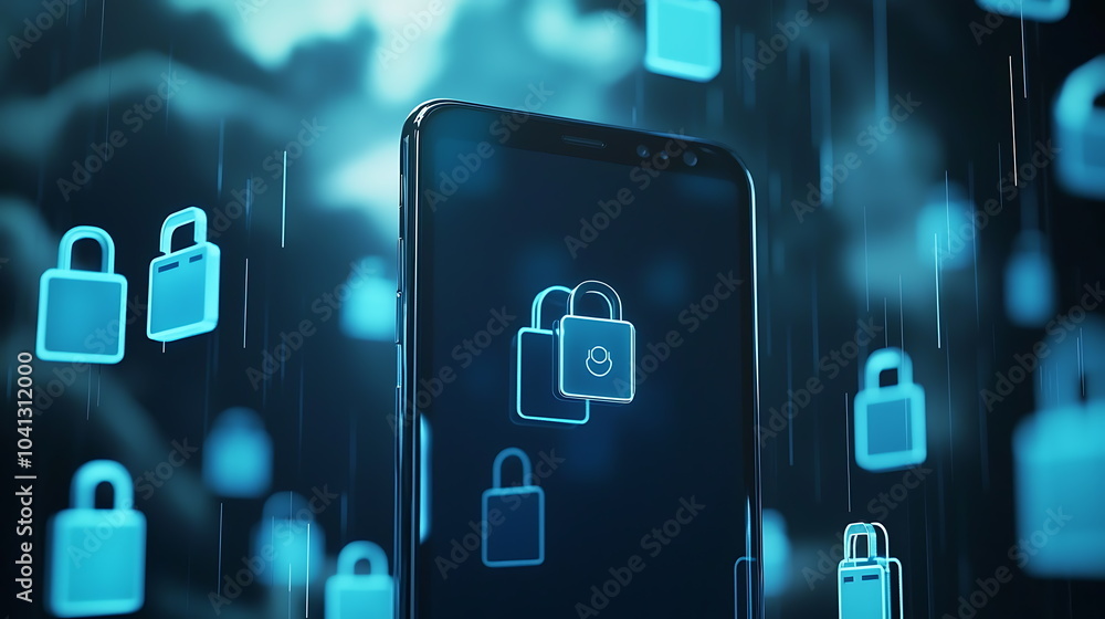Poster Exploring digital security the role of smartphone locks in protecting personal data and privacy in today's tech landscape