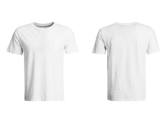 MEN T-shirt isolated on white background, front view