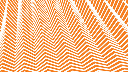 Orange zig zag pattern abstract background for backdrop or presentation