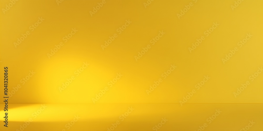 Canvas Prints A simple yellow background with a soft, warm light.