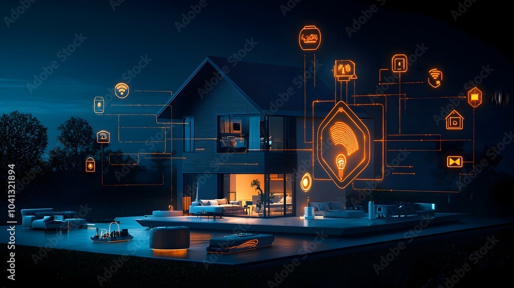 Poster innovative smart home system with an interconnected mesh network of intelligent energy efficient dev