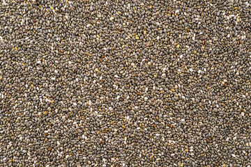 Chia seeds, full-frame background of a food ingredient.