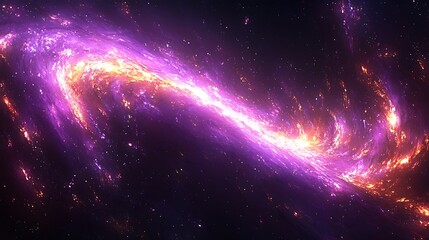 Obraz premium Ethereal Swirling Composition in Cosmic Space