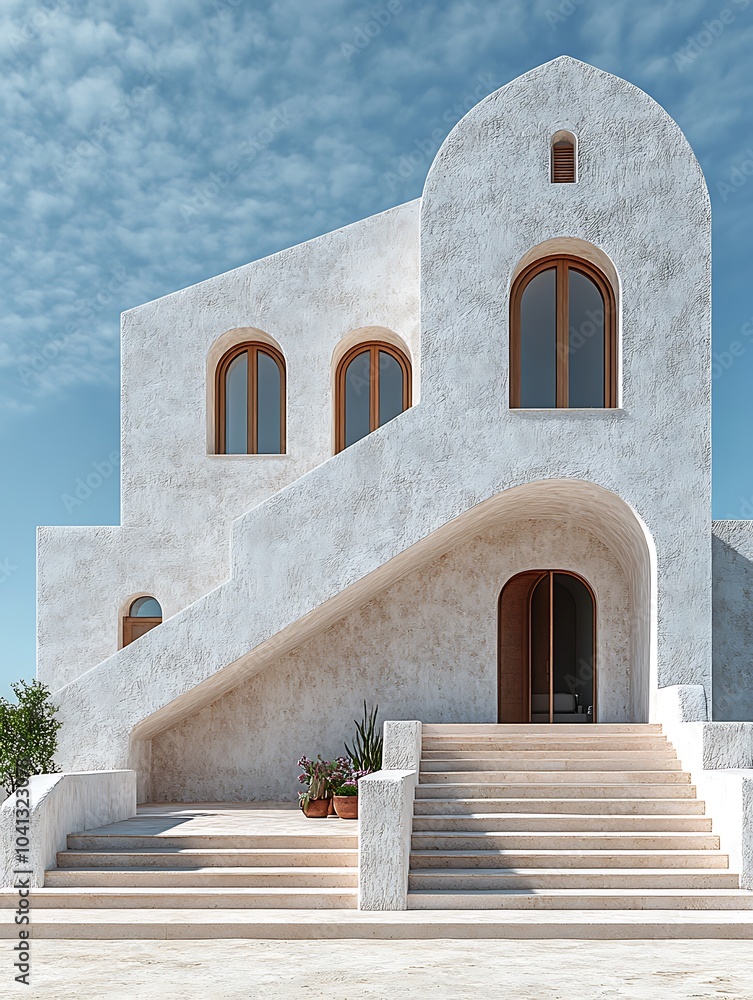 Poster exploration of light and shadow in architecture