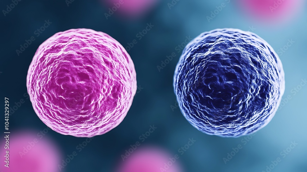 Poster exploring the intricate world of cells a visual journey into the microscopic realm of biology and li