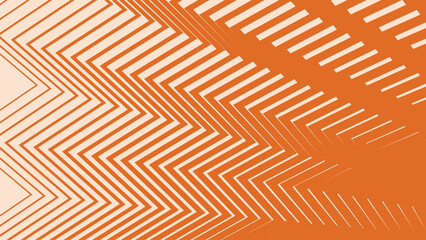 Orange zig zag pattern abstract background for backdrop or presentation