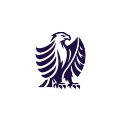 Modern eagle logo