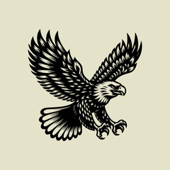 eagle with wings