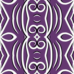 SIMPLE ART seamless batik dayak square pattern background design