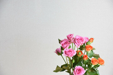 スプレー薔薇の花束
