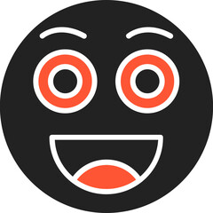 Laughing Vector Icon Design