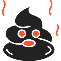 Poop Vector Icon Design