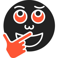 Thinking Vector Icon Design