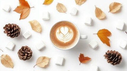 Autumn Coffee Art