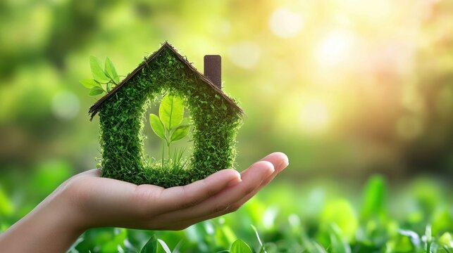 A technician providing eco-friendly electrical services using sustainable materials