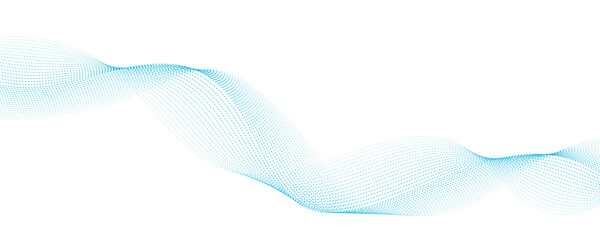 Abstract background with green wavy lines. Vector illustration