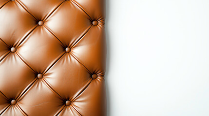 A rustic dark brown leather texture background for interior design and creative projects