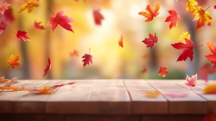 Autumn Leaves Falling