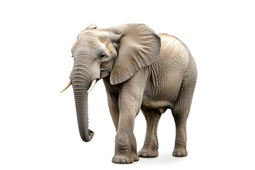 Fototapeta premium Elephant isolated on white background