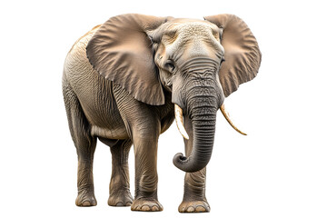 Obraz premium Elephant isolated on white background