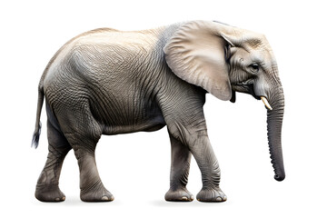 Fototapeta premium Elephant isolated on white background