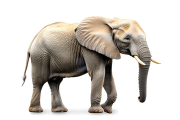 Obraz premium Elephant isolated on white background