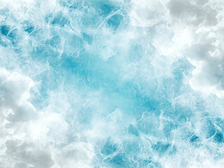 Obraz premium Soft serenity a vision of sky blue and white clouds creating a calm and ethereal background for creative projects