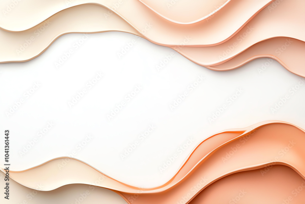 Aufkleber a beautifully crafted soft peach and coral ombre background creating a smooth serene atmosphere for 