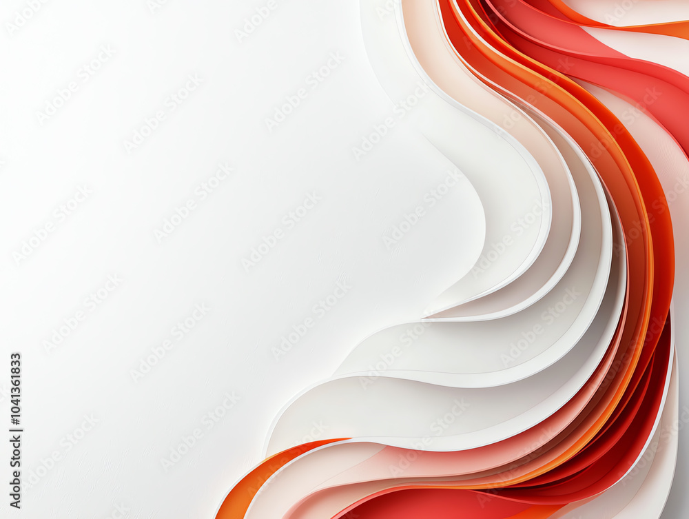Poster dynamic energy in color a vibrant red and orange swirl pattern for artistic inspiration and visual i