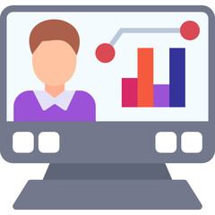 Online Presentation Icon