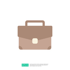 A simple, stylized illustration of a brown briefcase, symbolizing professionalism and business.