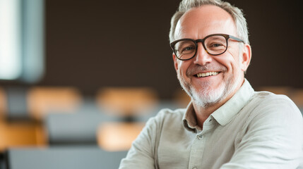 Obraz premium Business Coach Inspiring Students in University Course